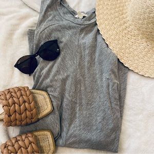 Silence + Noise Grey Tank Dress Flowing A Line Size Medium